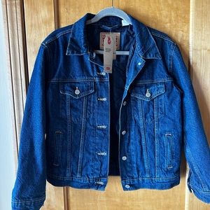 Levi’s ex-boyfriend quilted trucker jacket, NWT, size small